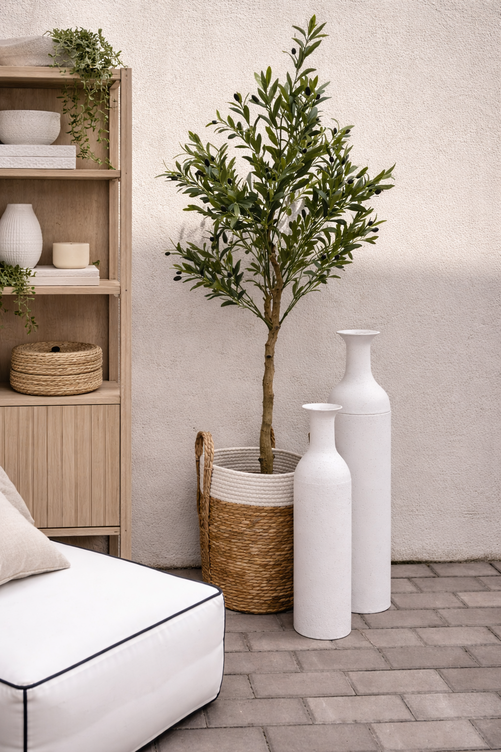 Terra White Set Vaza