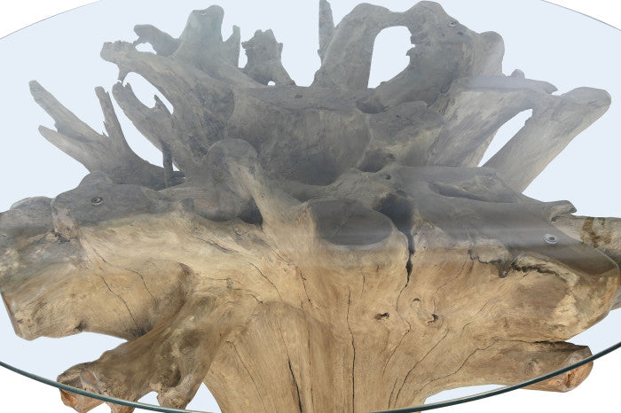 Root Trpezarijski Sto Drvo i Staklo