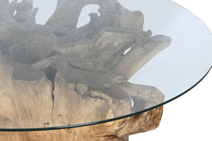 Root Trpezarijski Sto Drvo i Staklo